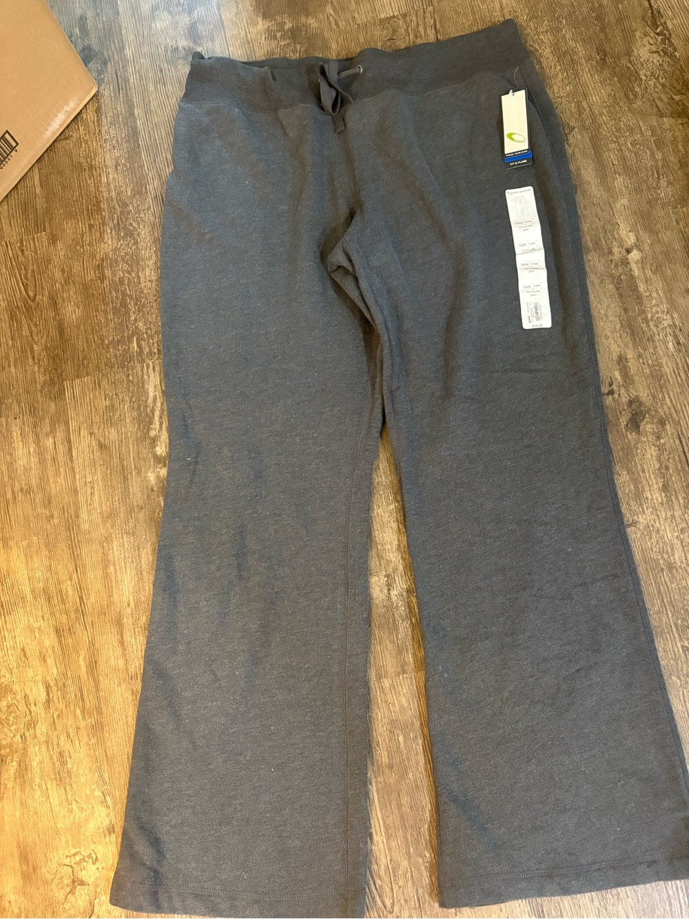 Kohl's Tek Gear Fit & Flare Charcoal Gray Drawstring Joggers Size XL